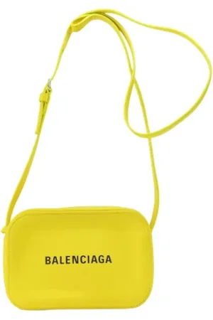 Balenciaga Femme, Pre-owned, Jaune, Taille: ONE Size Pre-owned Cuir sacs-balenciaga