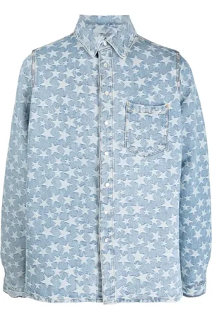 ERL Homme, Chemises, Bleu, Taille: S Denim Chemises