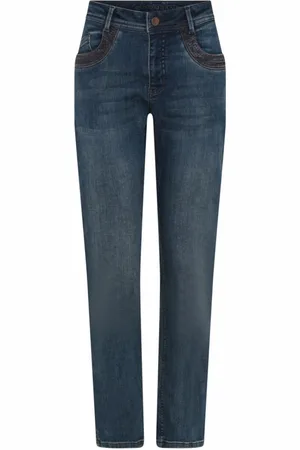 C.ro Femme, Jeans, Bleu, Taille: 44 FR Jeans droits