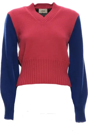 AKEP Femme, Pulls, Multicolore, Taille: 36 FR V-neck Tricots