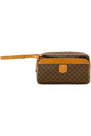 Céline Femme, Pre-owned, Brun, Taille: ONE Size Pre-owned Toile pochettes-minaudieres