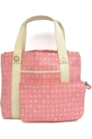Bvlgari Femme, Pre-owned, Rose, Taille: ONE Size Pre-owned Toile sacs-ports-paule