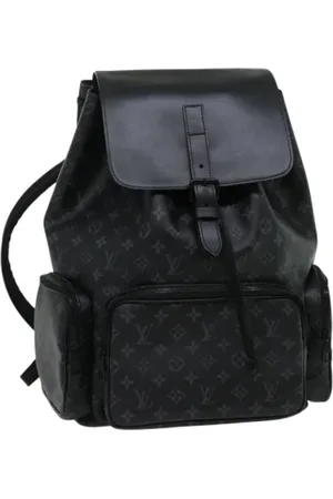 LOUIS VUITTON Unisex, Pre-owned, Noir, Taille: ONE Size Pre-owned Cuir sacs-dos