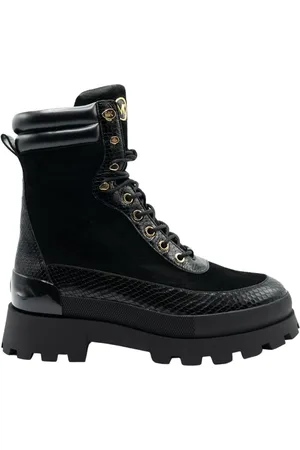 Michael Kors Femme, Chaussures, Noir, Taille: 38 EU Lace-up Bottes
