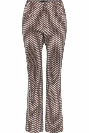 C.ro Femme, Pantalons, Multicolore, Taille: 40 FR Straight Pantalons