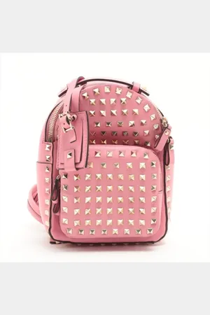 VALENTINO Femme, Pre-owned, Rose, Taille: ONE Size Pre-owned Cuir sacs-dos