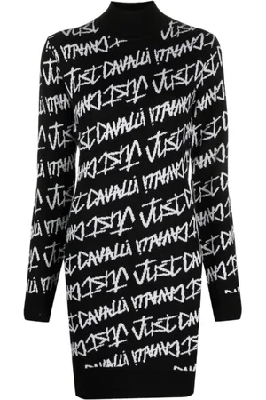 Roberto Cavalli Femme, Robes, Noir, Taille: 36 FR Short Robes