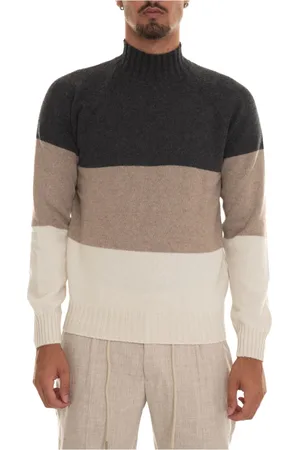 Gran Sasso Homme, Pulls, Multicolore, Taille: L Col roulés