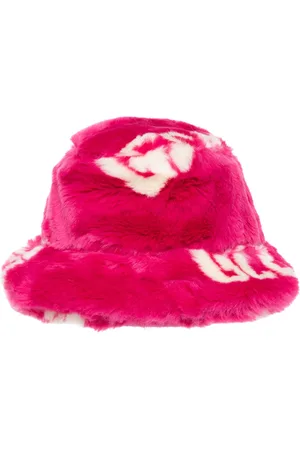 GCDS Femme, Accessoires, Rose, Taille: ONE Size Chapeau Monogram