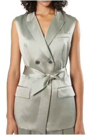 BARBARA BUI Femme, Vestes, Gris, Taille: 42 FR Haut