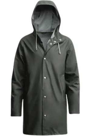 Stutterheim Unisex, Vestes, Vert, Taille: XL Rain Vestes