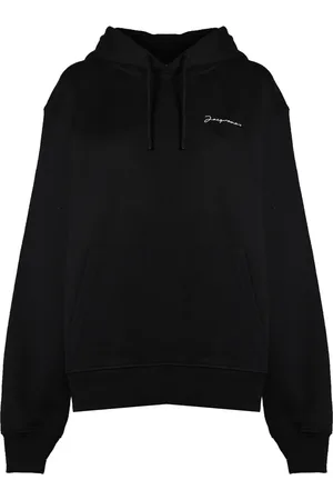 Jacquemus Homme, Sweatshirts et sweats à capuche, Noir, Taille: S Brodé Sweat à Capuche