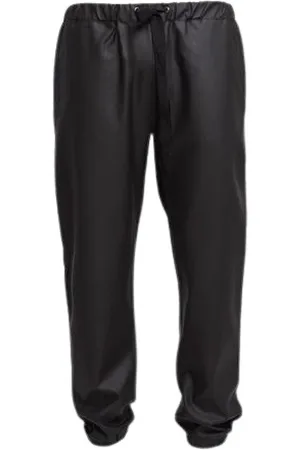 Stutterheim Unisex, Pantalons, Noir, Taille: M Wide Pantalons