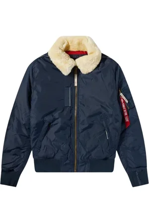 Alpha Industries Homme, Vestes, Bleu, Taille: 2XL Bomber Vestes