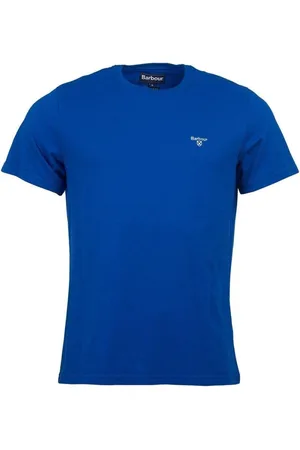 Barbour Homme, Tops, Bleu, Taille: XL T-shirt décontracté en coton pour homme