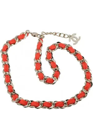 CHANEL Unisex, Pre-owned, Rouge, Taille: ONE Size Ceinture Chanel en Métal Rouge