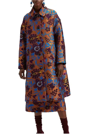 La DoubleJ Femme, Manteaux, Multicolore, Taille: 38 FR Manteau Carré