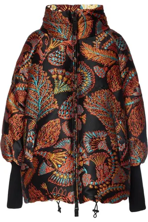 La DoubleJ Femme, Vestes, Multicolore, Taille: 44 FR Veste Réversible en Soie St. Moritz