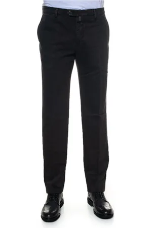 Kiton Homme, Pantalons, Gris, Taille: W36 Chino Marron Fait Main avec Boutons en Acier