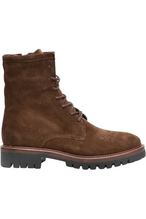 Alpe Femme, Chaussures, Brun, Taille: 36 EU Bottine en daim marron