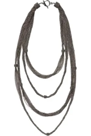 Fabiana Filippi Femme, Accessoires, Gris, Taille: ONE Size Collier
