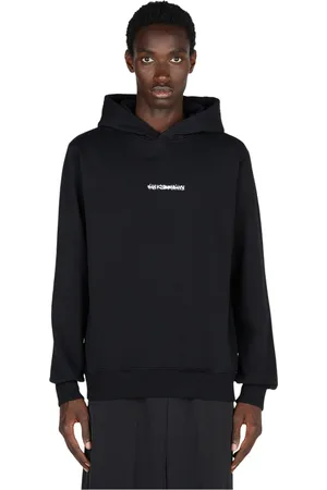 HAN Kjøbenhavn Homme, Sweatshirts et sweats à capuche, Noir, Taille: M Sweat à Capuche avec Imprimé Crâne de Chèvre
