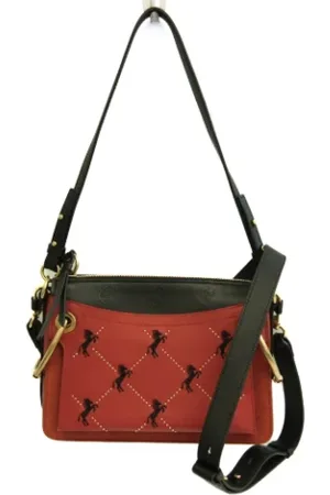 Chloé Unisex, Pre-owned, Rouge, Taille: ONE Size Pre-owned Cuir sacs-ports-paule