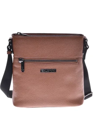 BALDININI Homme, Sacs, Brun, Taille: ONE Size Tan calfskin crossbody bag