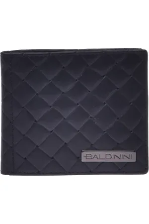 BALDININI Homme, Accessoires, Noir, Taille: ONE Size woven leather cardholder