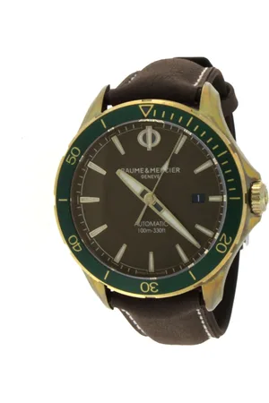Baume et Mercier Femme, Accessoires, Brun, Taille: ONE Size Montre Automatique en Bronze Clifton Club