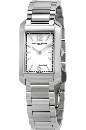 Baume et Mercier Femme, Accessoires, Blanc, Taille: ONE Size Regarder - M0A10473 - Hampton Quarzo