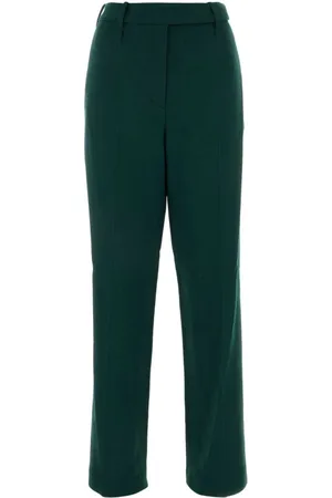 ALEXANDRE VAUTHIER Femme, Pantalons, Vert, Taille: 36 FR Pantalon en laine vert foncé