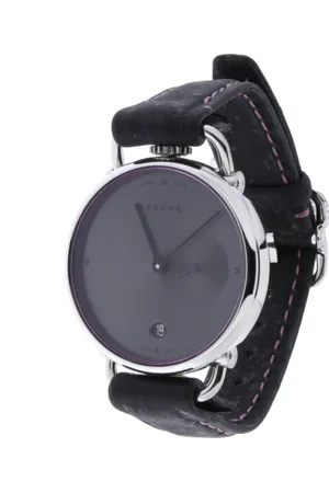 Baume et Mercier Femme, Accessoires, Noir, Taille: ONE Size Montre à quartz - M0A10604 - Cadran noir