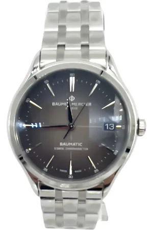 Baume et Mercier Homme, Accessoires, Gris, Taille: ONE Size Clifton Baumatic Watch