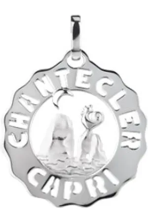 CHANTECLER Femme, Accessoires, Gris, Taille: ONE Size Pendentif Argent pour Femme