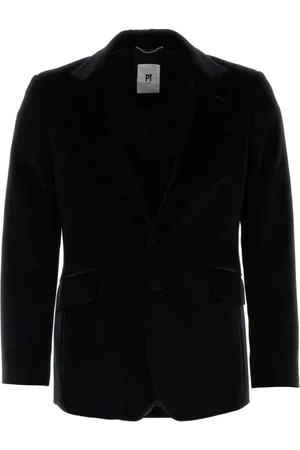 PT Torino Homme, Vestes, Noir, Taille: M Blazer en laine noire - Style classique