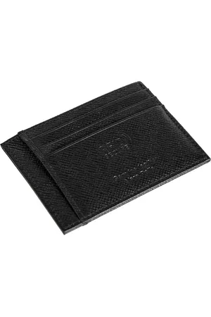 Bikkembergs Homme, Accessoires, Noir, Taille: ONE Size Portefeuille en cuir avec emplacements pour cartes et compartiments pour billets