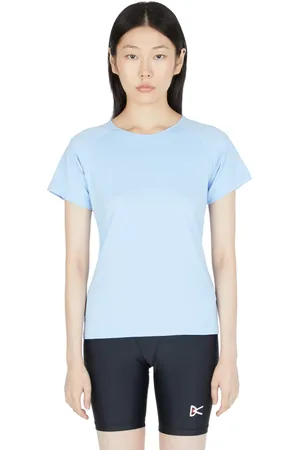 (DI)VISION Femme, Tops, Bleu, Taille: 36 FR T-shirt Stretch - Léger et Stylé