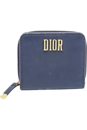 Dior Femme, Pre-owned, Bleu, Taille: ONE Size Pre-owned Cuir petite-maroquinerie