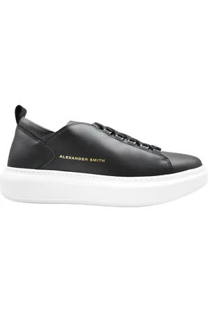 Alexander Smith Homme, Chaussures, Noir, Taille: 42 EU Chaussures Homme Noires à Lacets Aw23