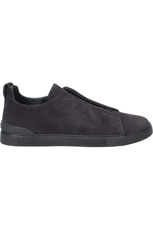 Ermenegildo Zegna Homme, Chaussures, Bleu, Taille: 45 EU Baskets basses Triple Stitch