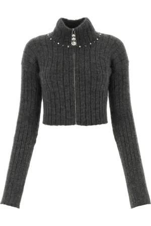 Alessandra Rich Femme, Pulls, Gris, Taille: 36 FR Tricot