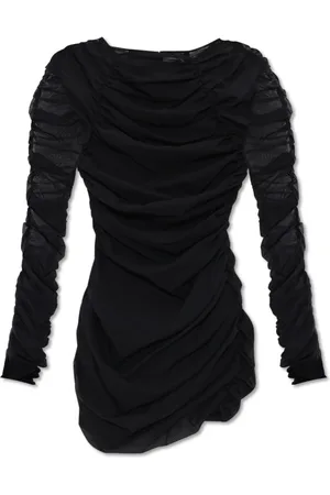The Mannei Femme, Robes, Noir, Taille: 38 FR Robe drapée Narikala