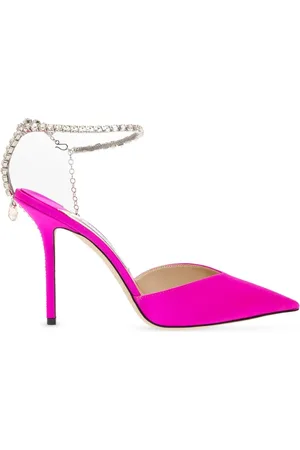 Jimmy Choo Femme, Chaussures, Rose, Taille: 36 EU Escarpins à talons aiguilles Saeda 100