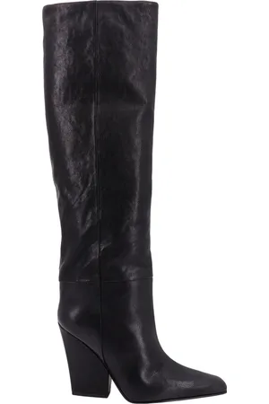 PARIS TEXAS Femme, Chaussures, Noir, Taille: 36 EU Élégantes Bottes Hautes en Cuir