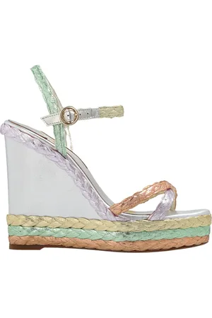 SOPHIA WEBSTER Femme, Chaussures, Multicolore, Taille: 36 1/2 EU Sandales à Talon Compensé