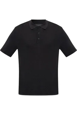 RAG&BONE Homme, Tops, Noir, Taille: S Polo à côte