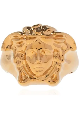VERSACE Homme, Accessoires, Jaune, Taille: 60 MM Anneau