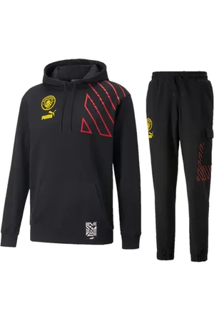PUMA Homme, Sport, Noir, Taille: M Survêtement Manchester City FC Ftblture