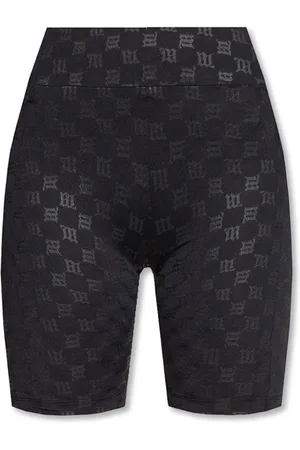 MISBHV Femme, Sport, Noir, Taille: 38 FR Leggings courts avec monogramme
